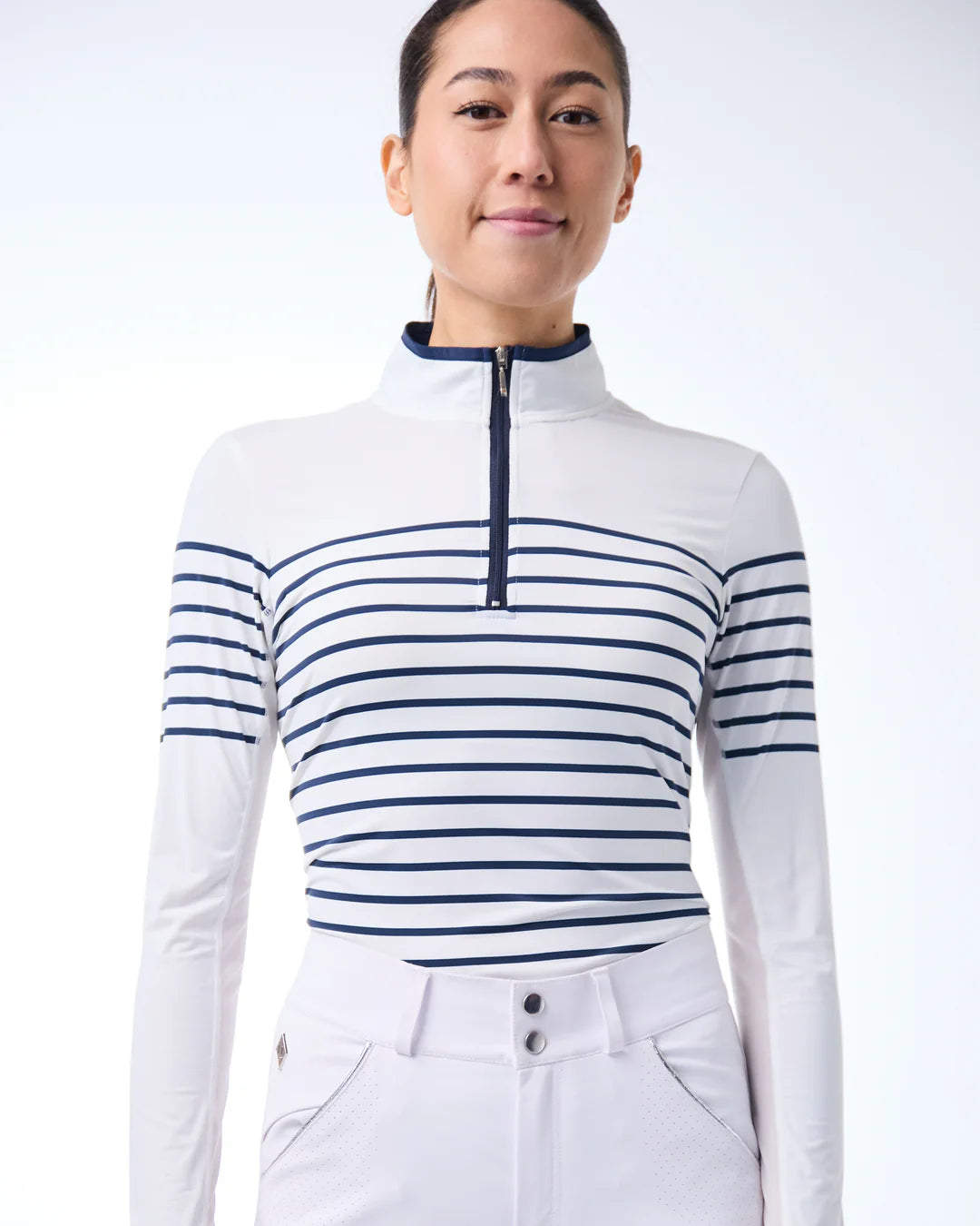 70° French Stripe Performance Sun Shirt