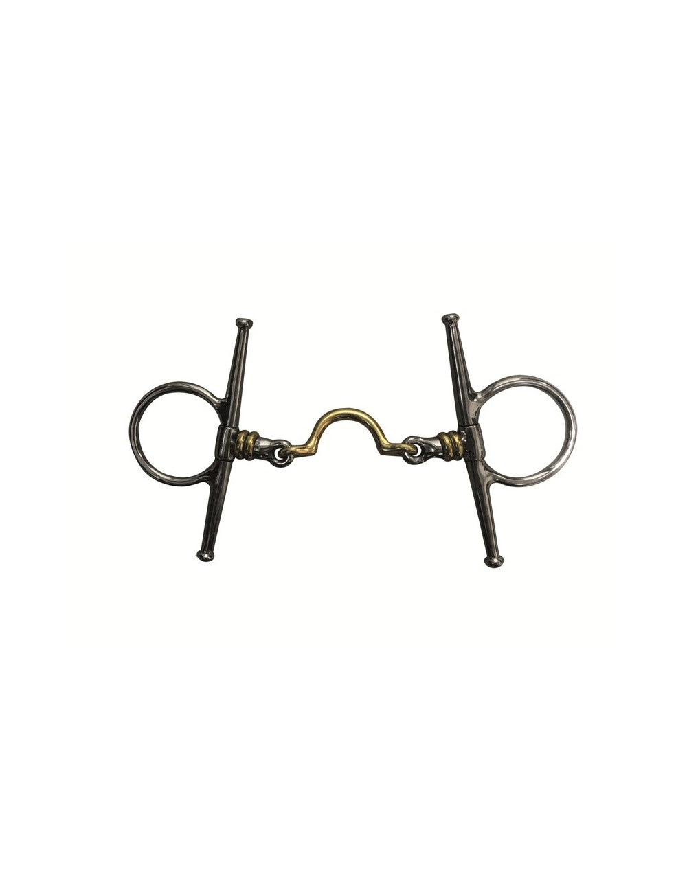 Jump'In High Port Loose Full Cheek Bit w/ Rollers