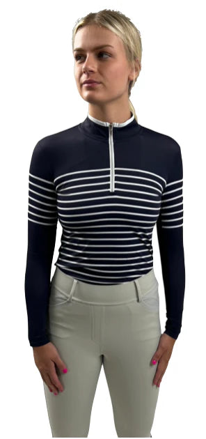 70° French Stripe Performance Sun Shirt