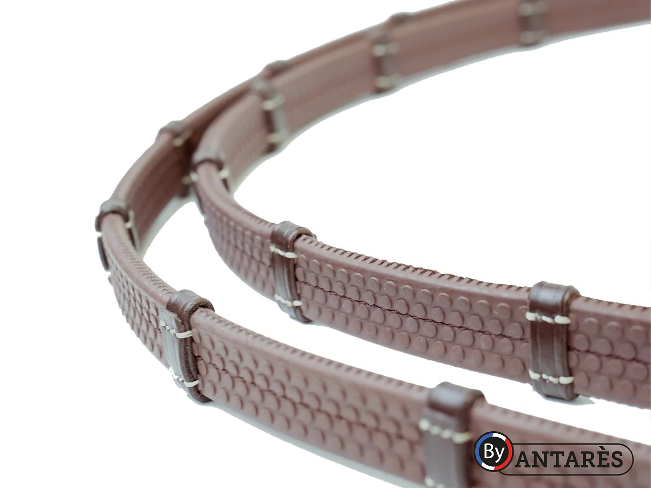 Antares Signature Notched Rubber Reins 5/8
