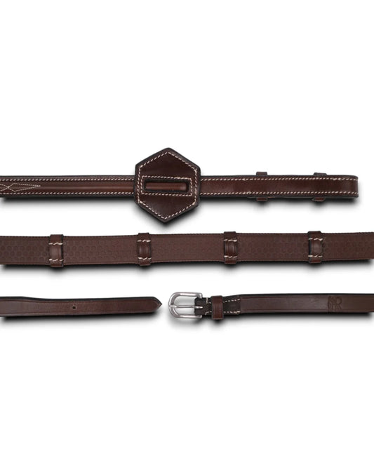 AJR 5/8" Rubber Reins with Leather Grips