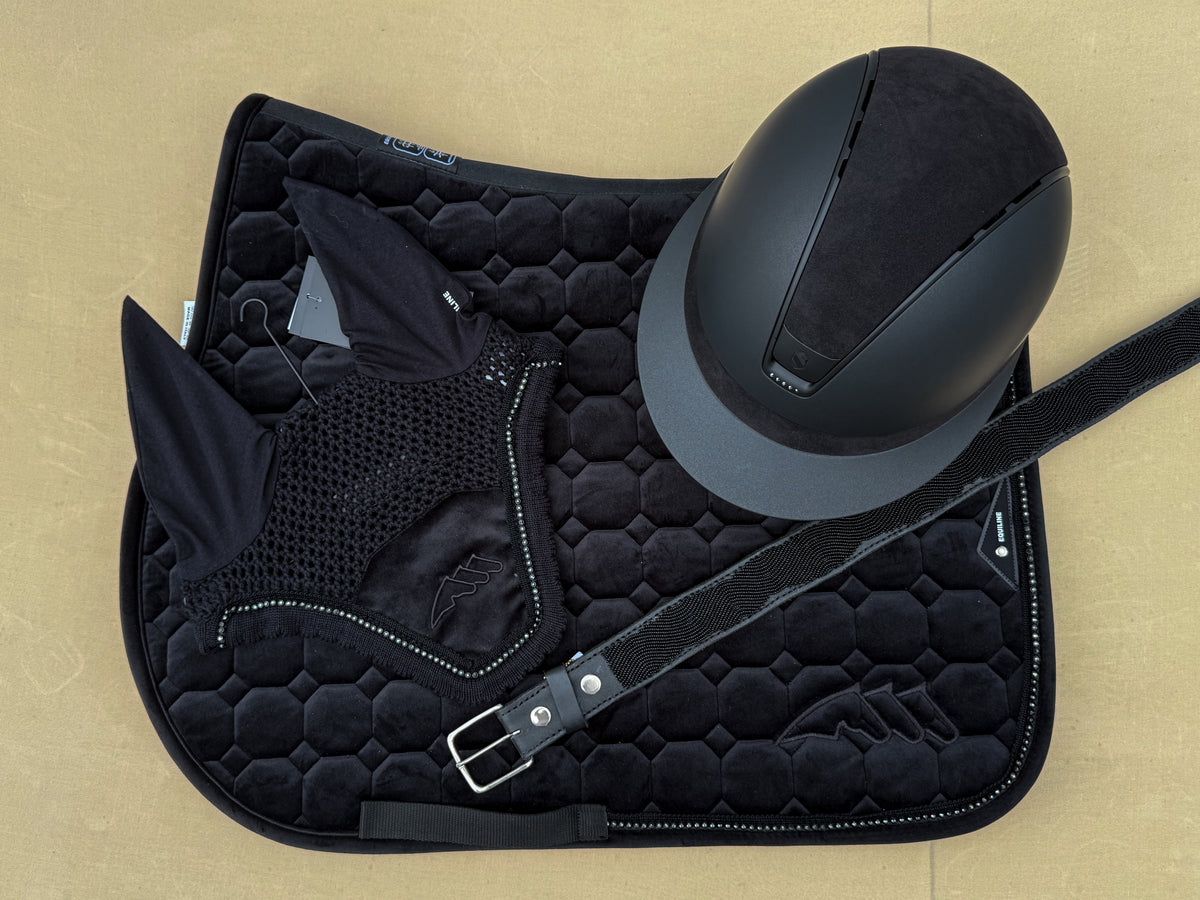 Equiline EqEnti Velvet + Rhinestone Saddle Pad
