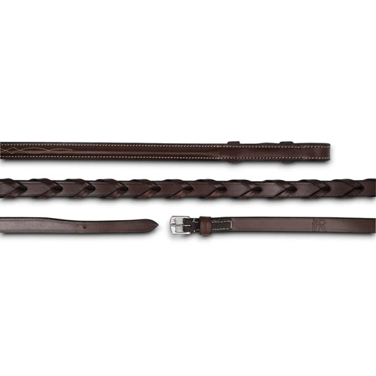 AJR Fancy Raised Leather Laced Rein