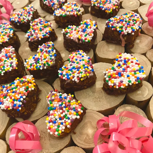 TBE Molasses Rainbow Sprinkle Cookies