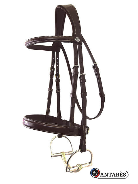 Antares Fancy Hunter Bridle - Wide Noseband